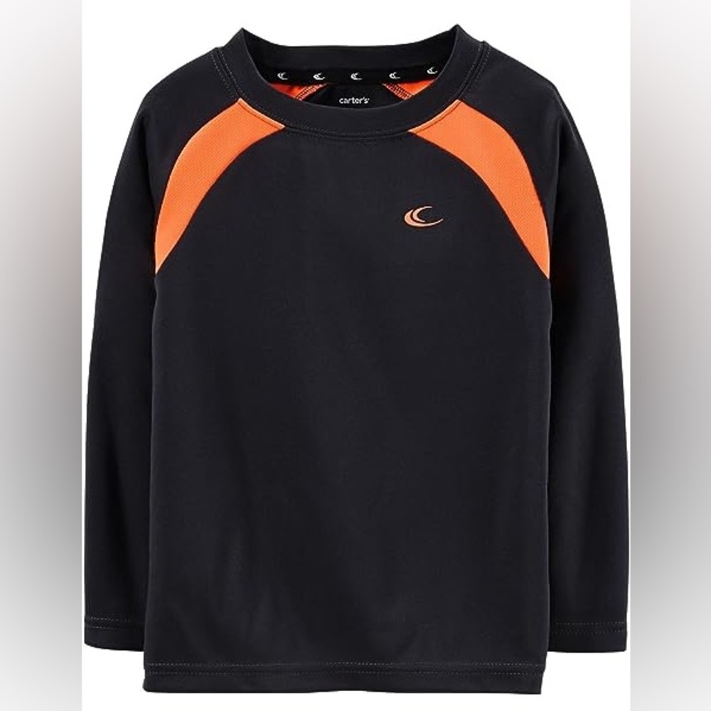 Carter’s black and orange tee in size 3T. Dm me with any questions :)